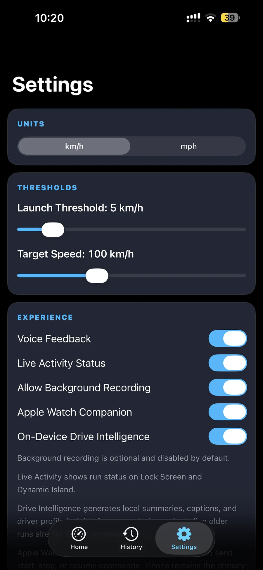 TorqueTrailPulse iPhone app screenshot 2