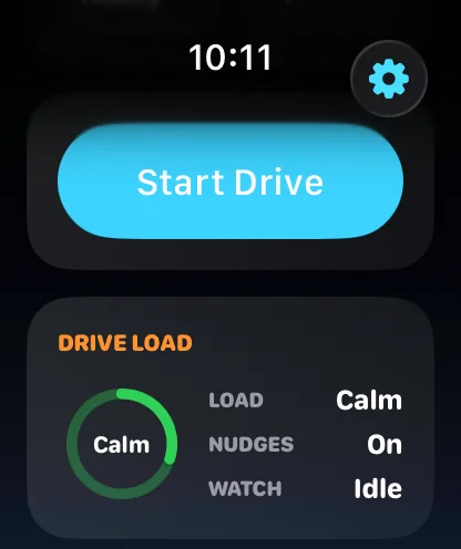 TorqueTrailPulse Apple Watch live telemetry preview
