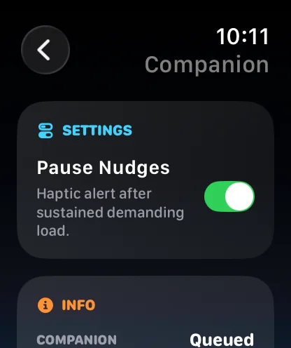 TorqueTrailPulse Apple Watch screenshot 3